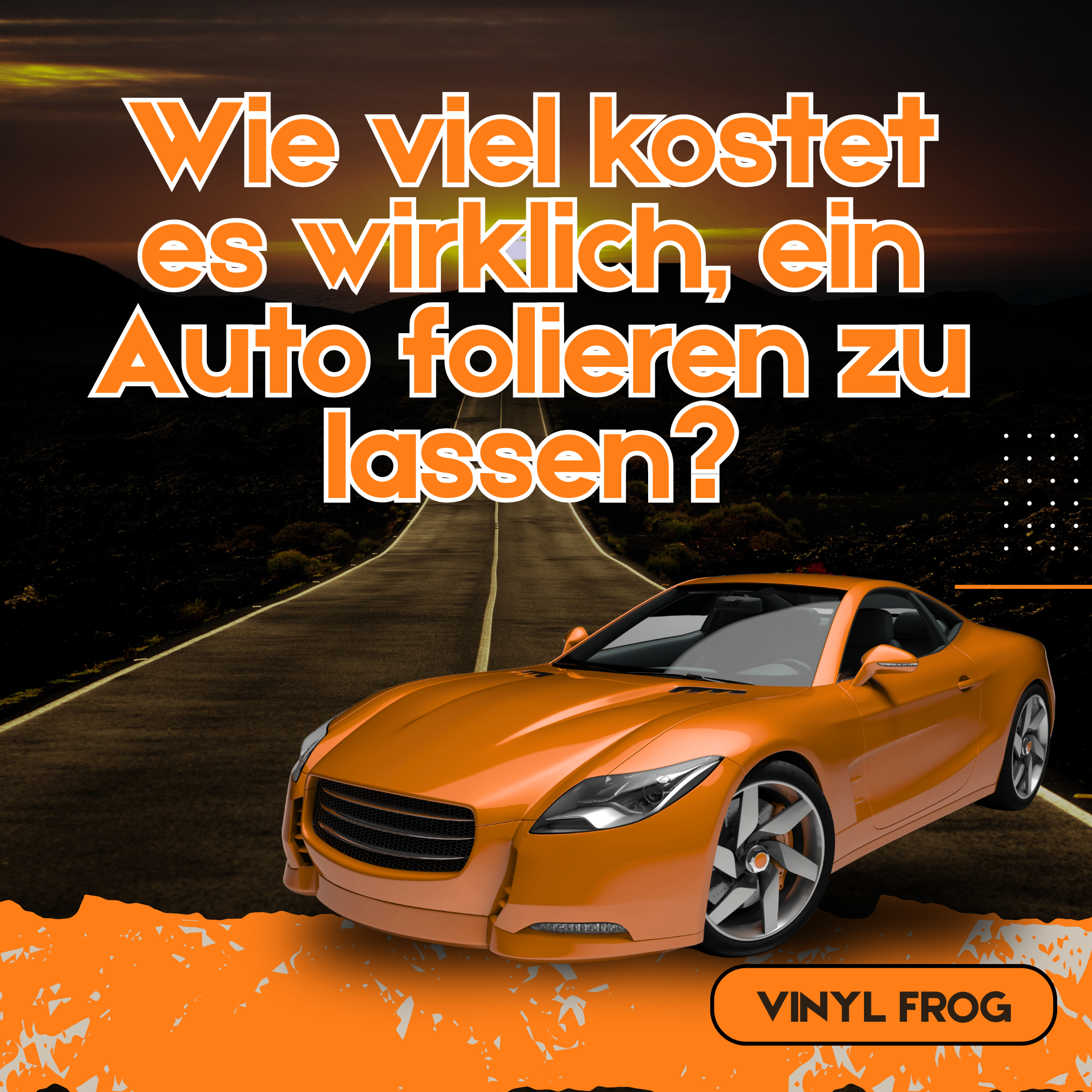 Wie viel kostet es wirklich, ein Auto folieren zu lassen?