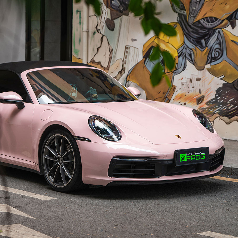 Hochglanz Ferkel Rosa Vinylfolie