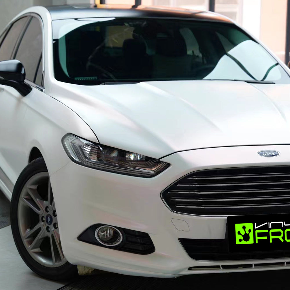 Glanz Weiss Rot Vinylfolie