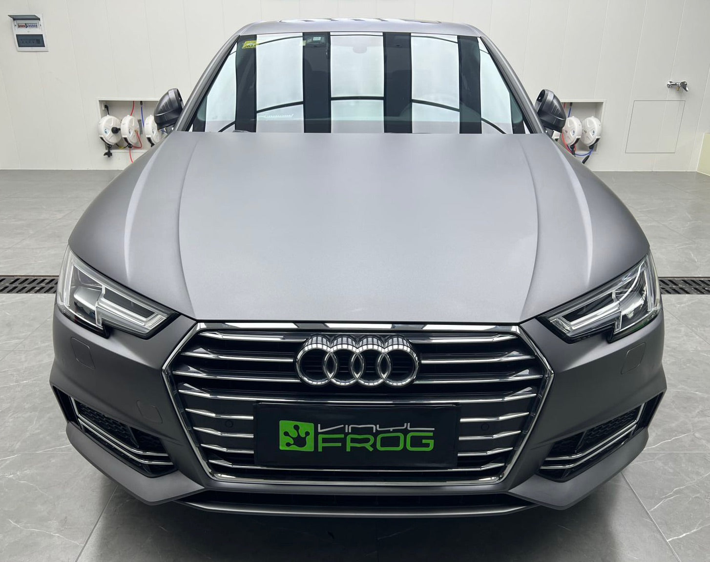 Matte Metallic Grau Vinylfolie
