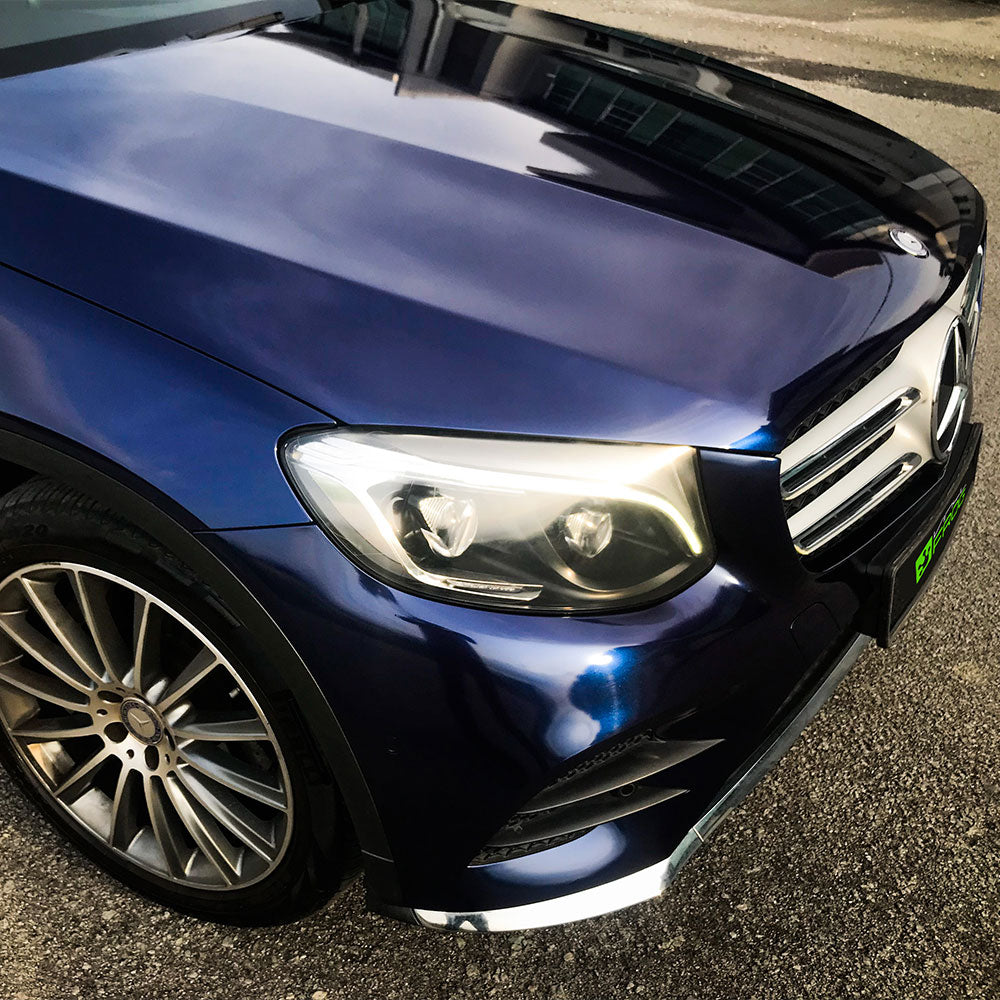 Glänzende Metallisch Tansanitblau Autofolie