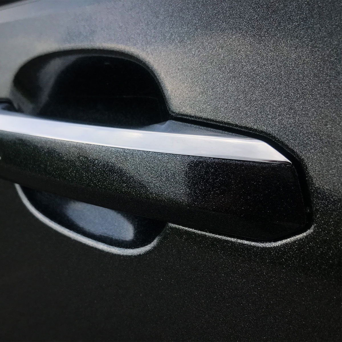 Glitzer-Metallic-Diamant Schwarz Vinylfolie