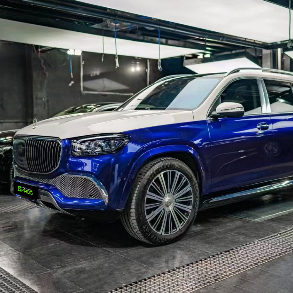 Glossy Metallic Everton Blau Auto-Folie