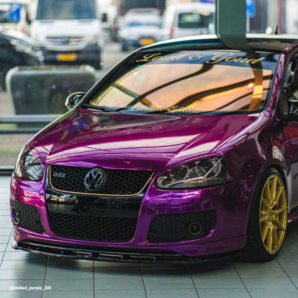 Glänzende metallische Traubenlila Autofolie