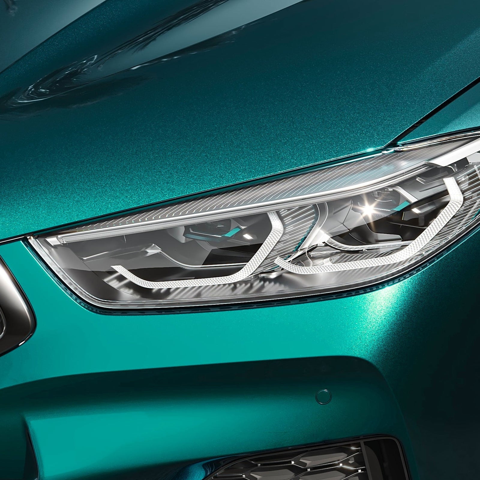 Glänzende metallische Tiefseegrün Metallic Autofolie