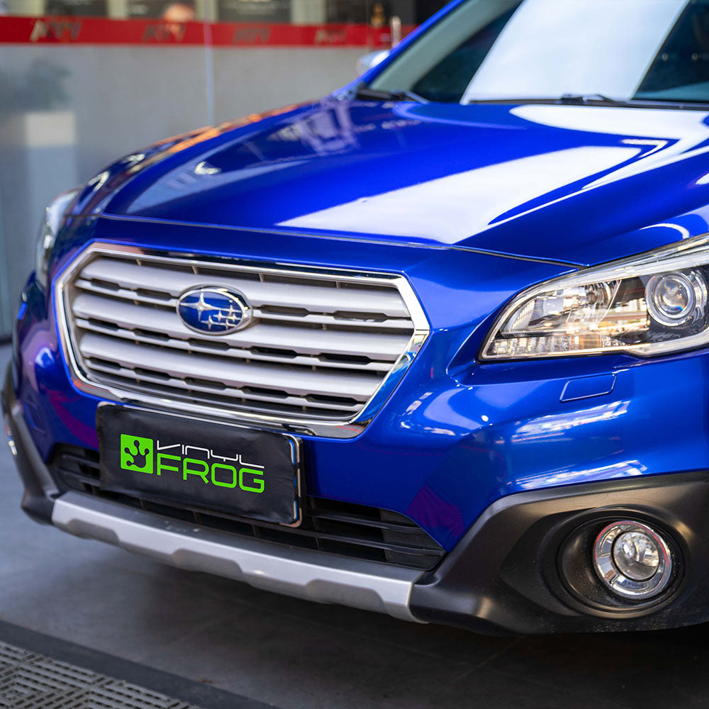 Glänzende Metallisch Tiefblau Autofolie