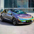 Regenbogen Metallic Majestic Dunkelgrau vinylfolie