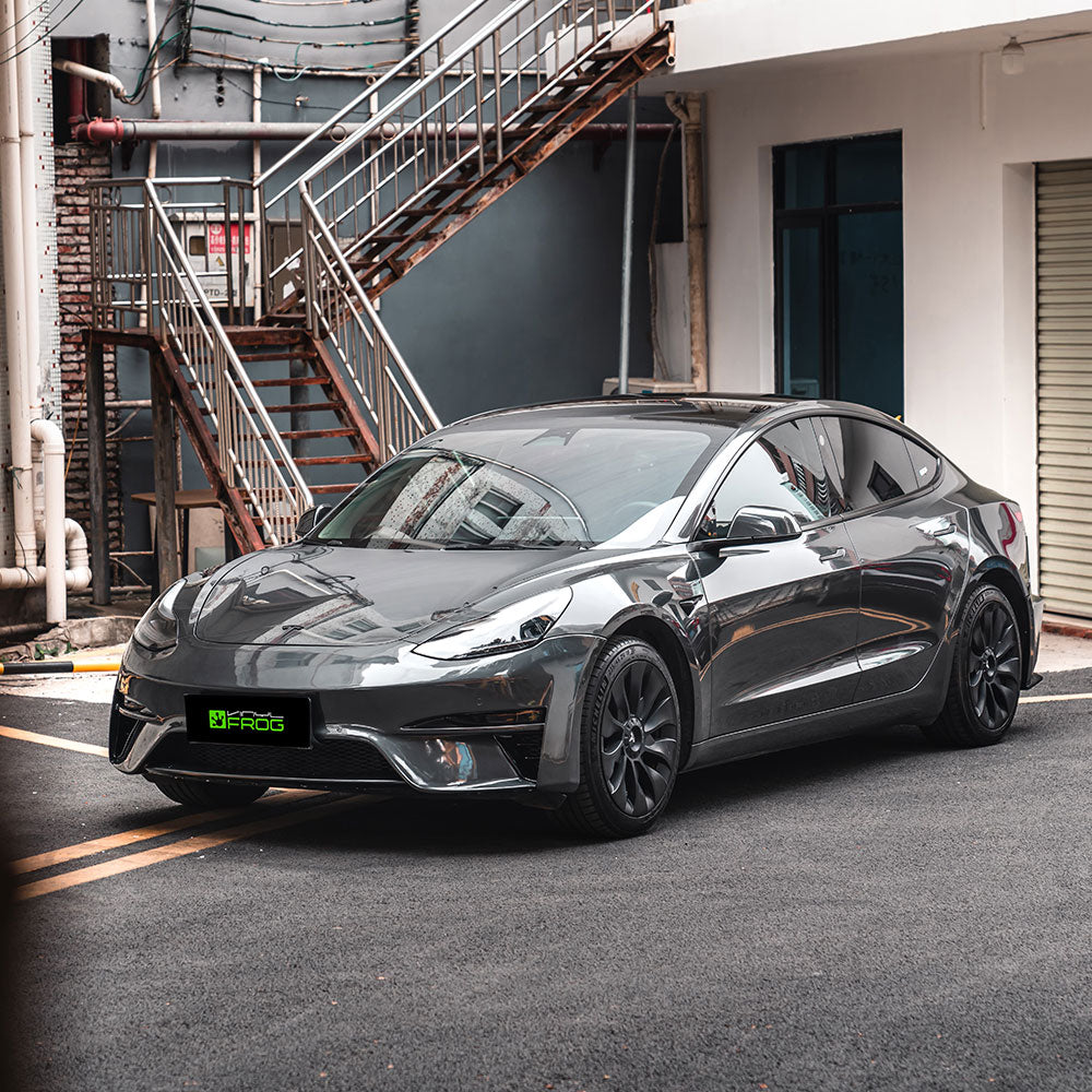 Glossy Metallic Dämmer Grau Auto-Folie