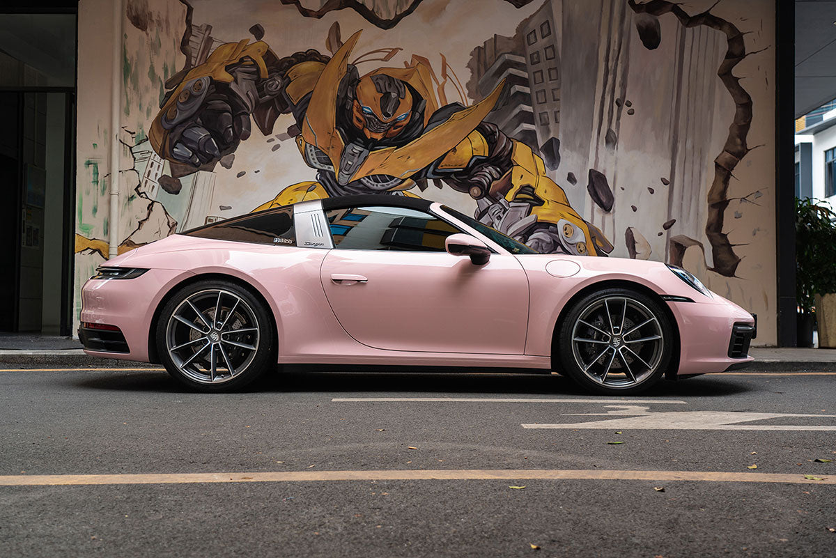 Hochglanz Ferkel Rosa Vinylfolie