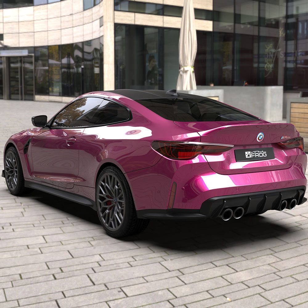 Glänzende metallische sattes Kastanienbraun Autofolie