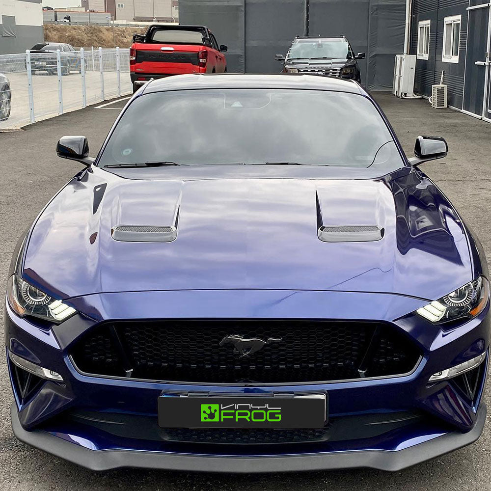 Glänzende Metallisch Tansanitblau Autofolie