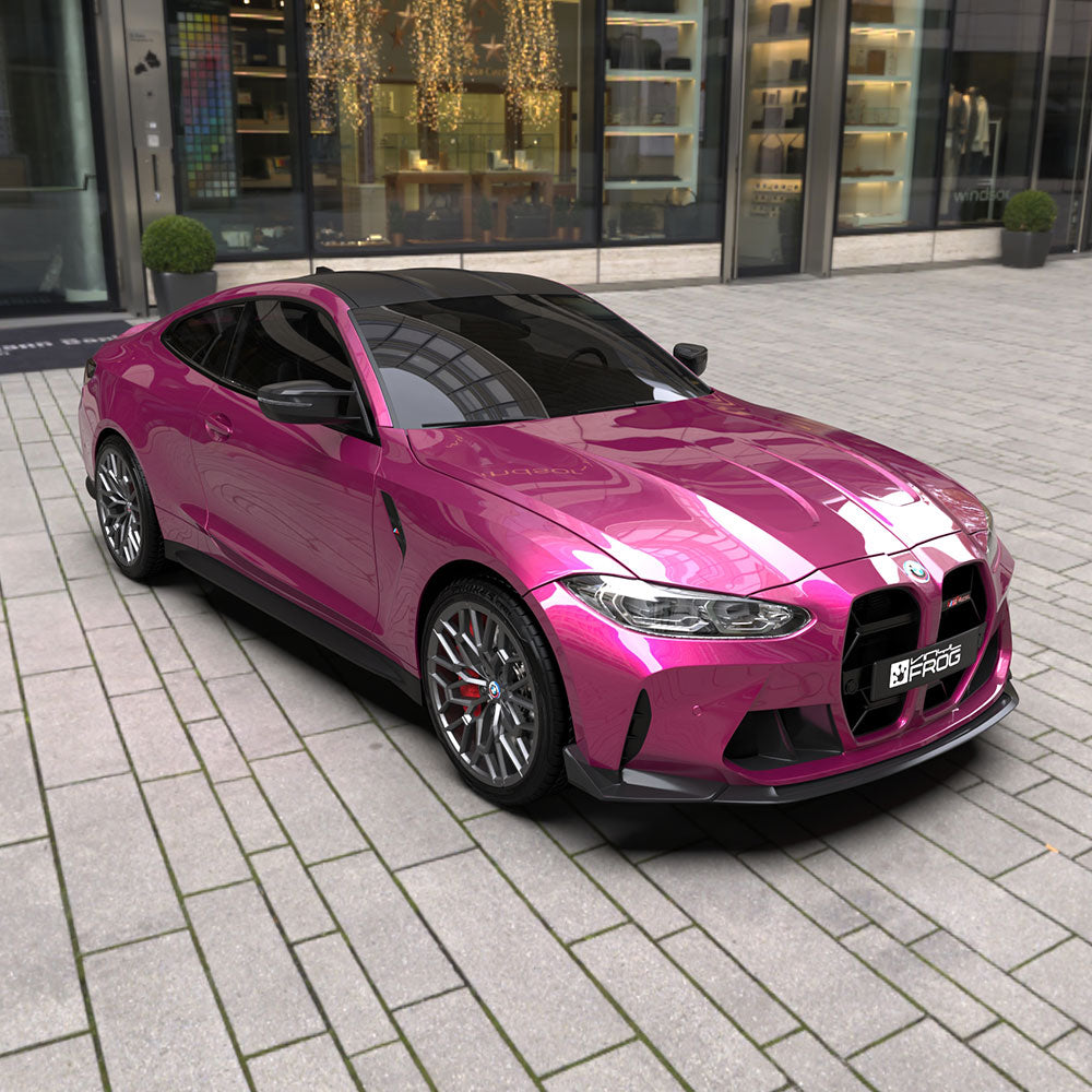 Glänzende metallische sattes Kastanienbraun Autofolie