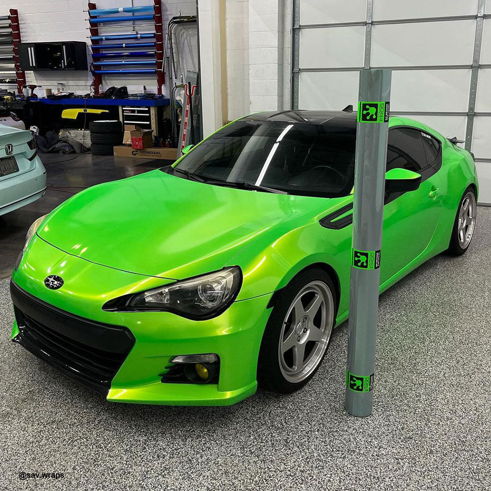 Candy-metallische Neon-Grüne Autofolie