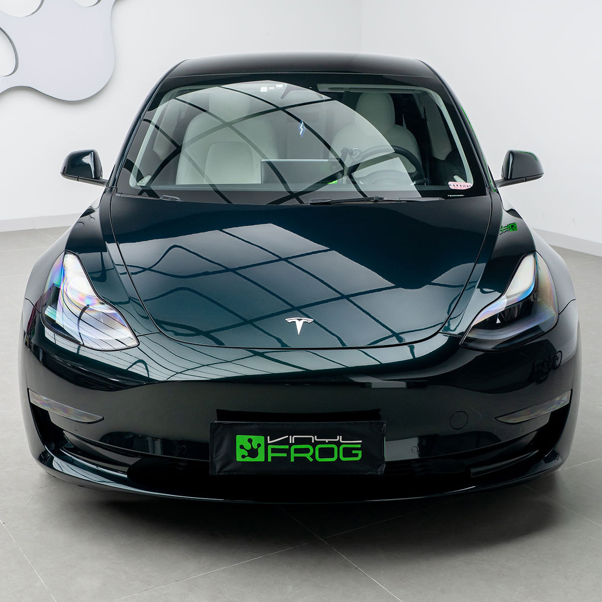 Glänzende Metallisch Königsgrün Autofolie