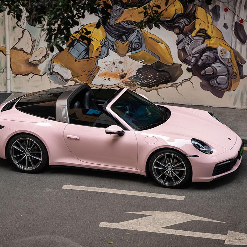 Hochglanz Ferkel Rosa Vinylfolie