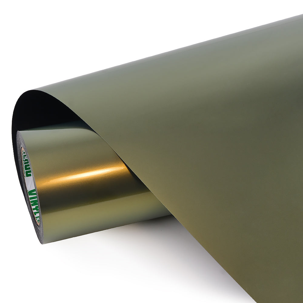 Glitzer Metallic Pfauengruen Vinylfolie