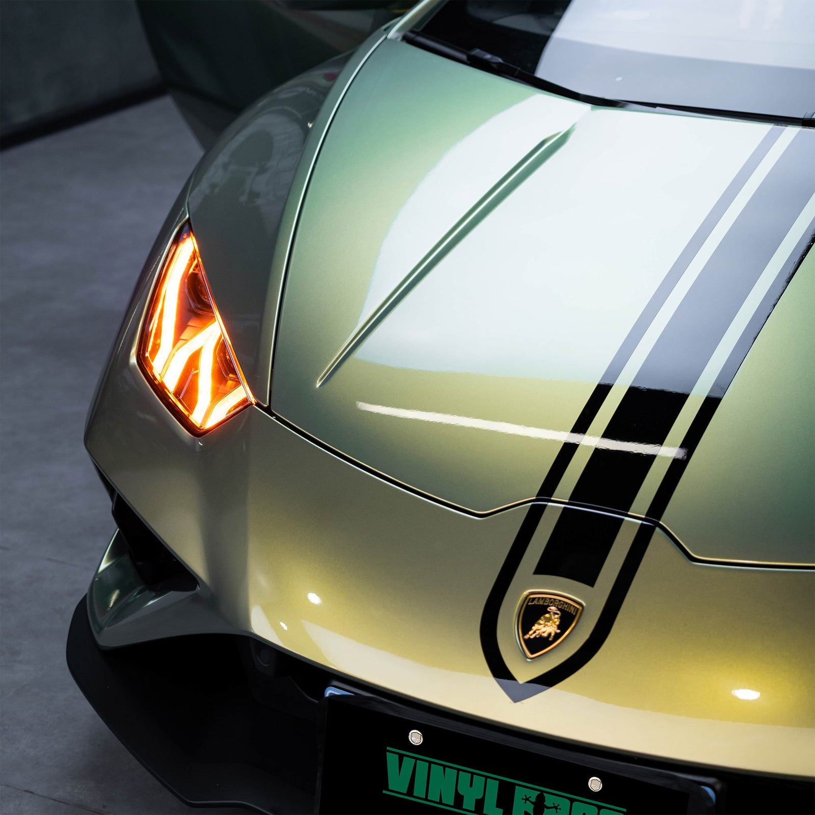 Glitzer Metallic Pfauengruen Vinylfolie