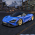 Hochglanz Dodger Blau Vinylfolie