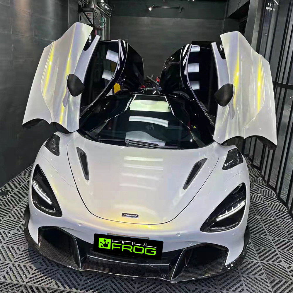 Glanz Weiss Gold Autofolie