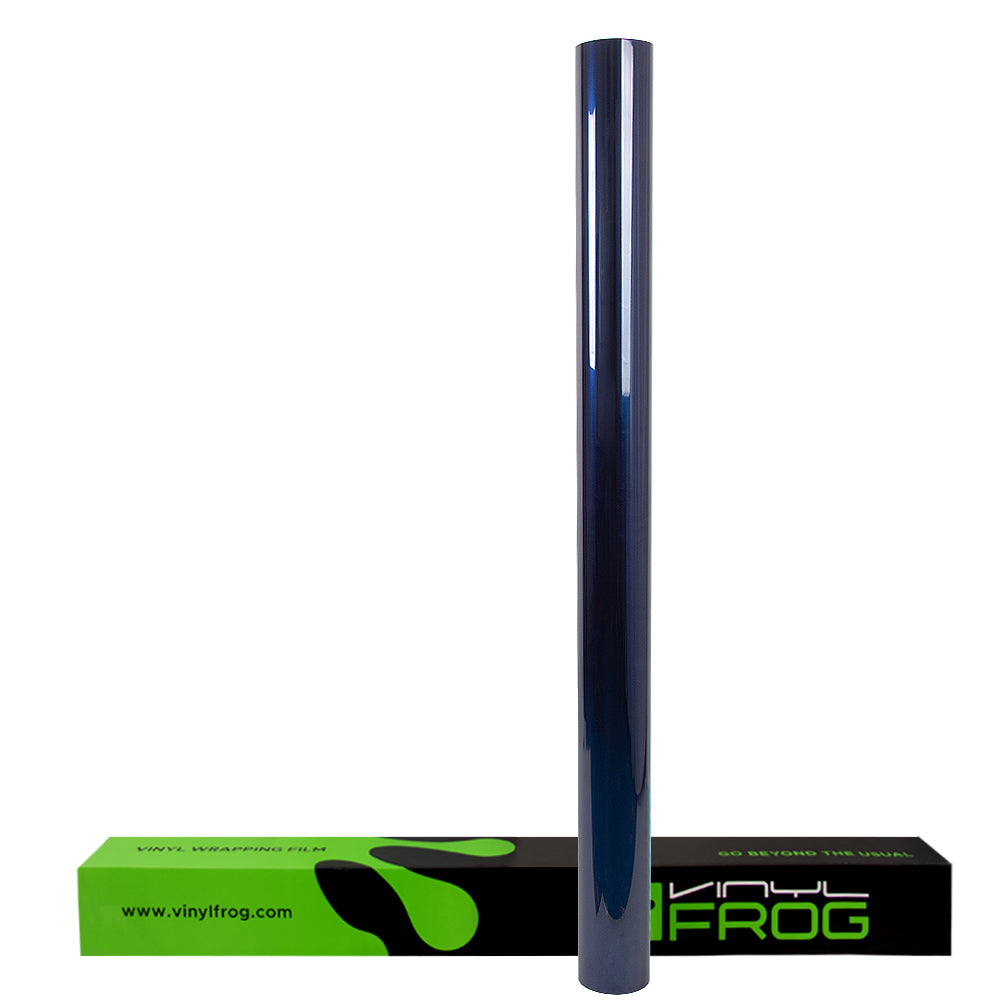 Glänzende Metallisch Tansanitblau Autofolie