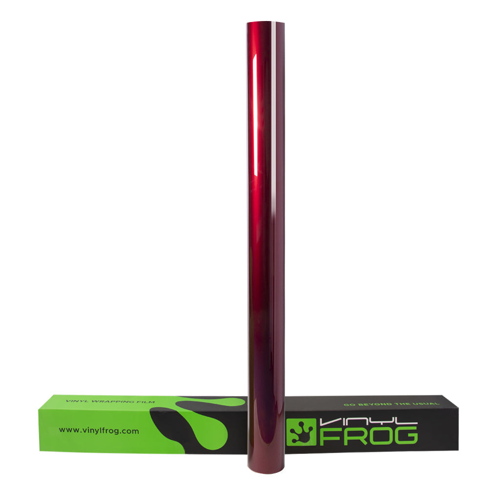 Glänzende Metallische Himbeerrot Auto-Folie