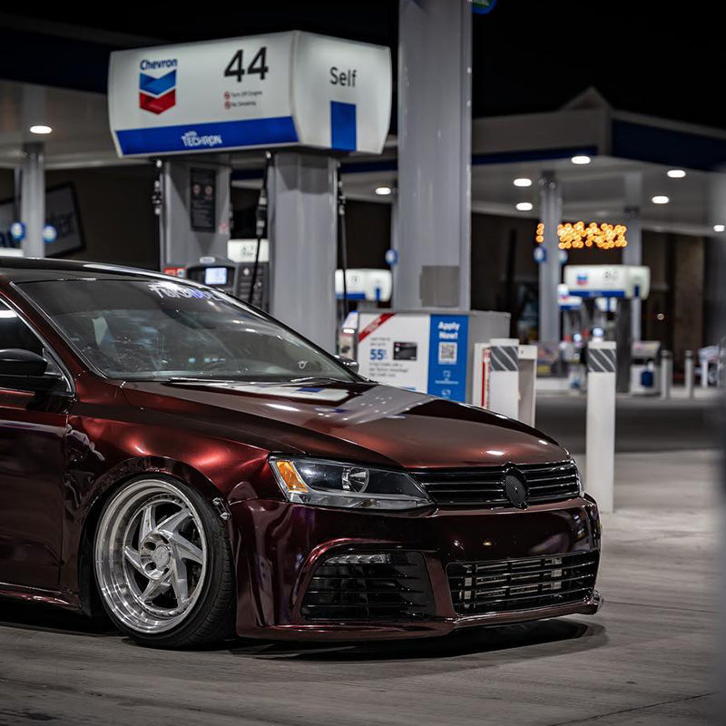 Glänzende metallische Schwarze Rose Autofolie