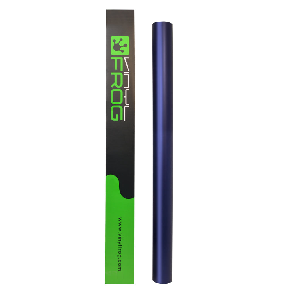 Satin-Chrom Saint-Patrick-Blau Vinylfolie
