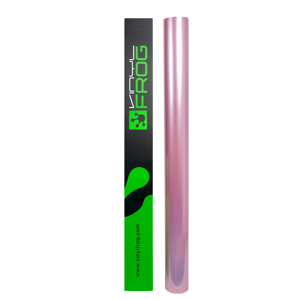 Glänzende metallische Passion Pink Autofolie