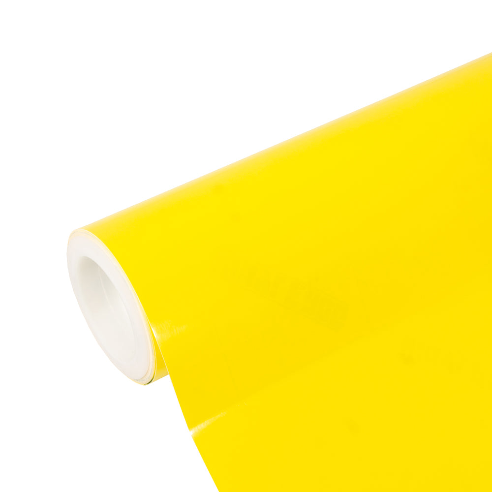 Goldgelbe Scheinwerferfolie mit Luftkanal-Papierliner