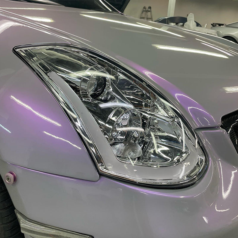 Candy-metallische grau-lila Autofolie