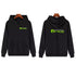 Vinylfrog Schwarzer Hoodie mit langen Ärmeln