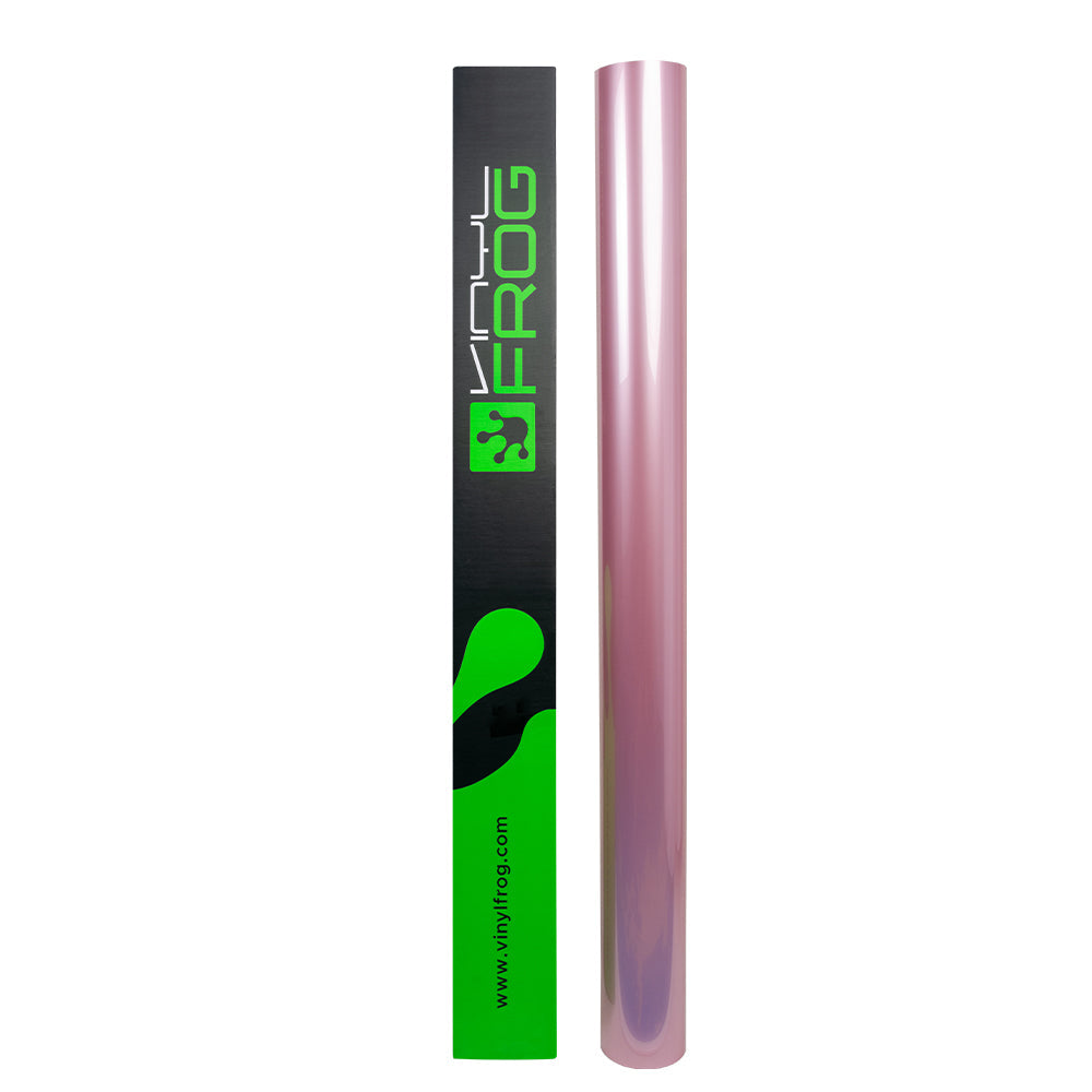 Glänzende metallische Passion Pink Autofolie