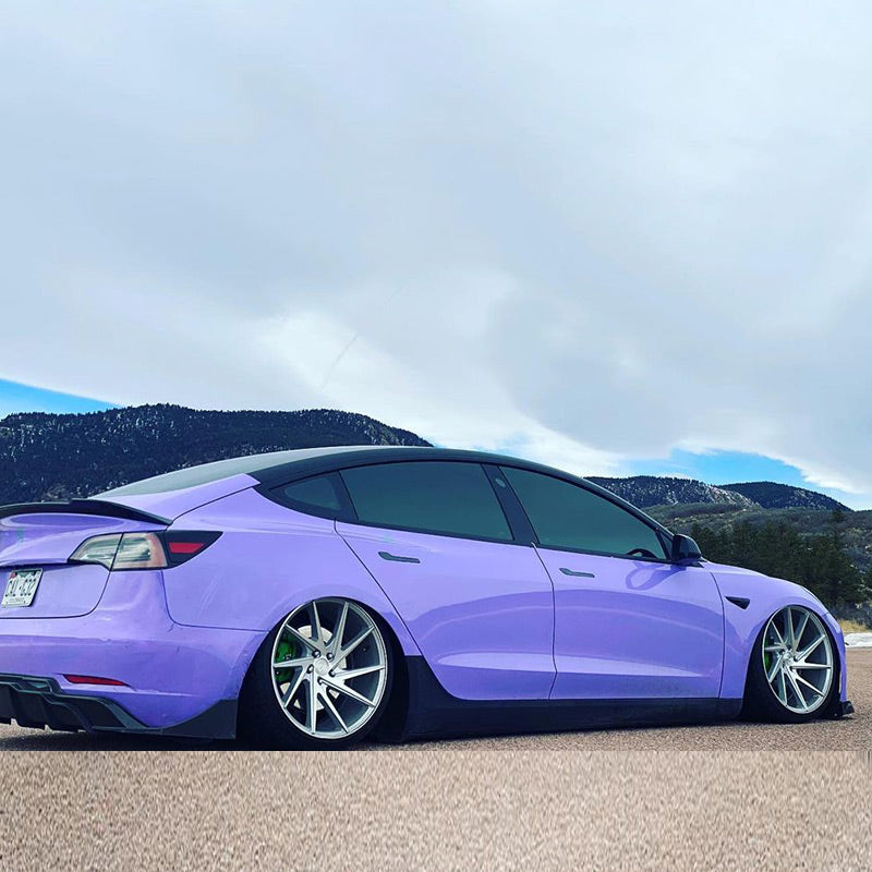 Superglänzende lavendel-lila Autofolie