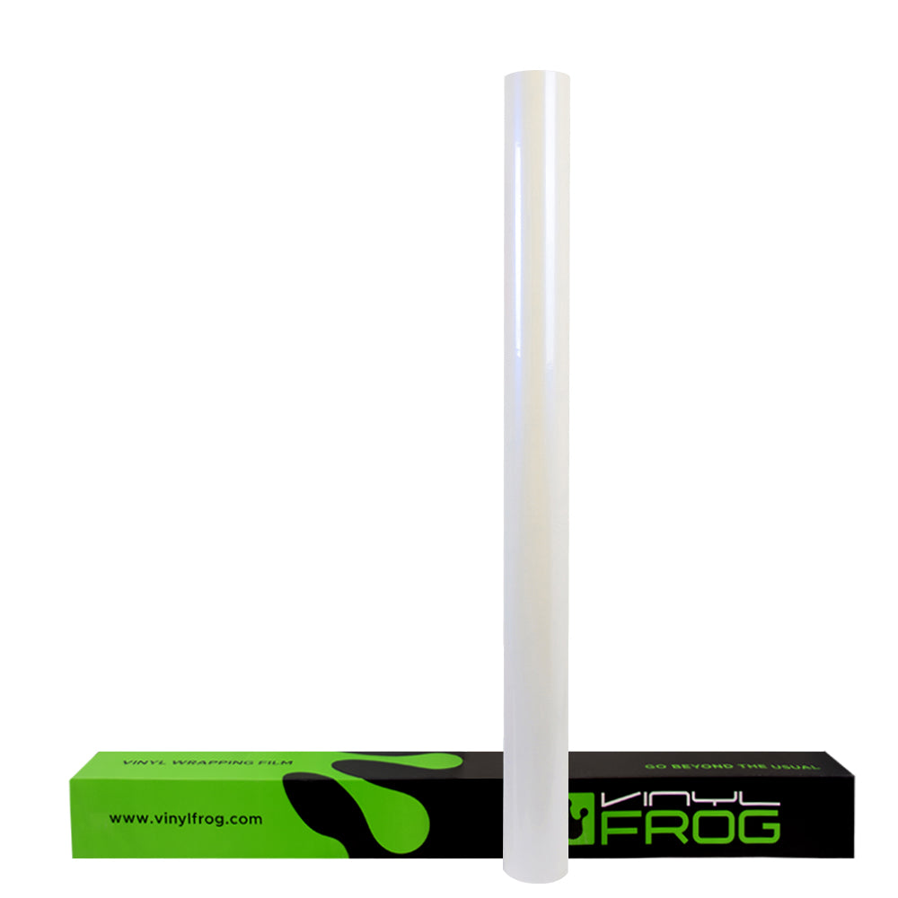 Glanz Weiss Blau Vinylfolie