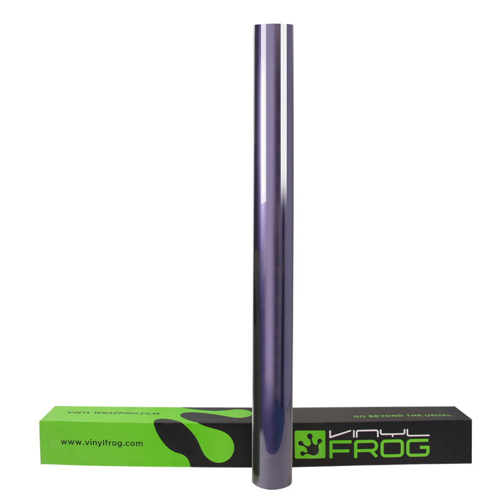 Glossy Metallic Violet Grau Auto-Folie