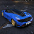 Hochglanz Dodger Blau Vinylfolie