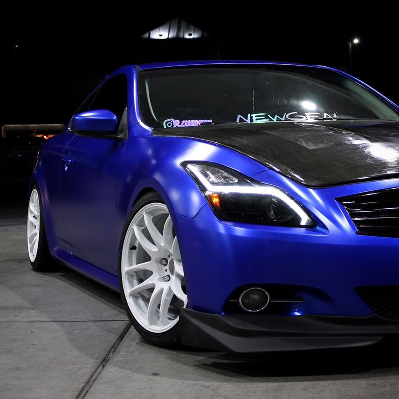 Satin-Chrom Blau Vinylfolie