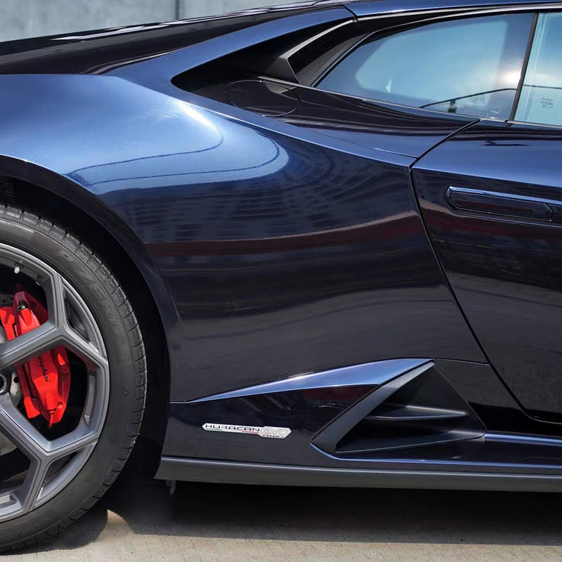 Glossy Metallic Glitzer Schwarz Blau Auto-Folie