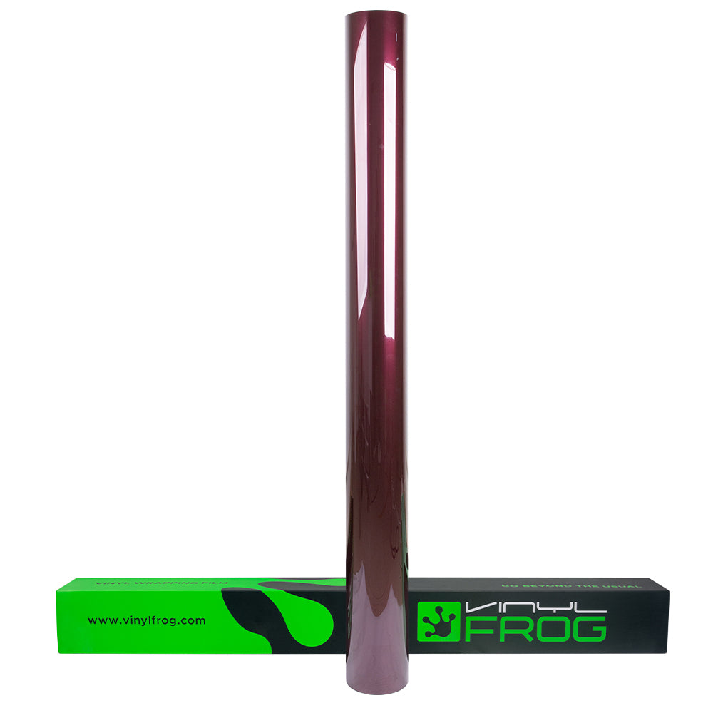 Glänzende metallische Pflaumenlila Autofolie