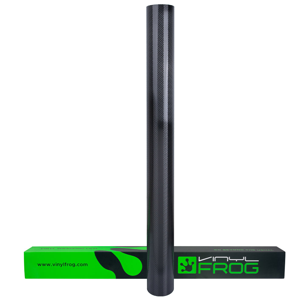 Ghost Rhombus Schwarze Carbonfaser Vinylfolie