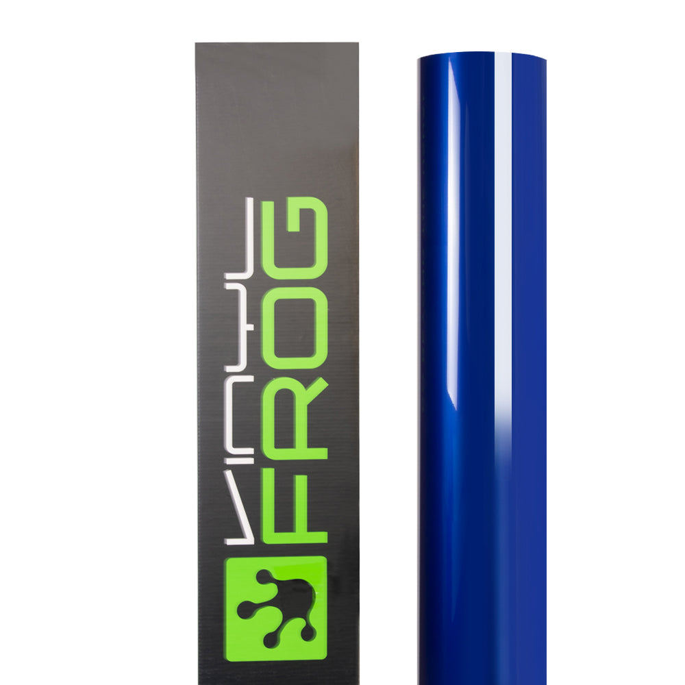 Glänzende metallische Perlblau-Autofolie