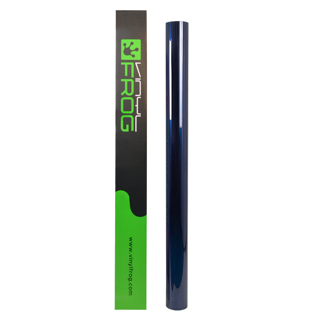 Glänzende Metallisch Tansanitblau Autofolie