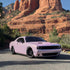 Candy-metallische pink-weiße Autofolie