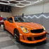 Candy-Metallic Neon-Orangefarbene Vinylfolie