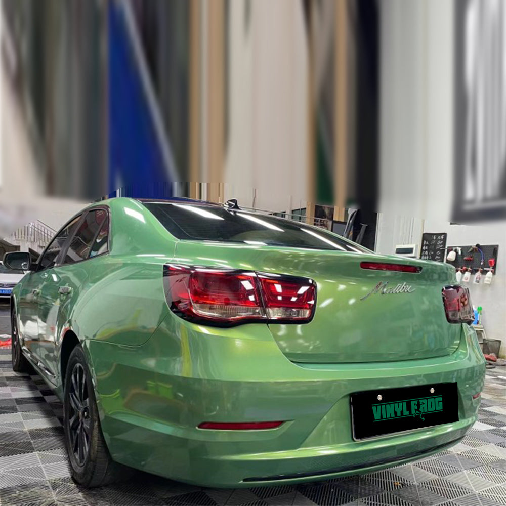Candy Metallic Emerald Olive Vinyl Wrap.