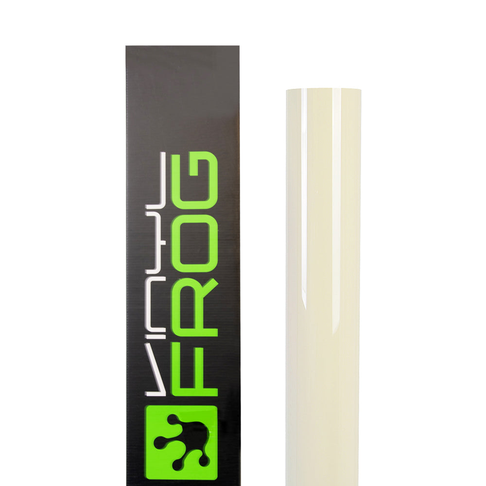 Superglanz Elfenbein Weiss Vinylfolie