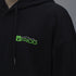 Vinylfrog Schwarzer Hoodie mit langen Ärmeln