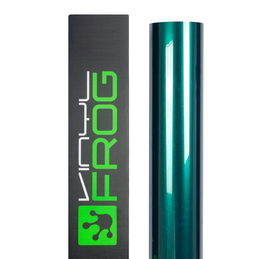 Glänzende metallische Tiefseegrün Metallic Autofolie