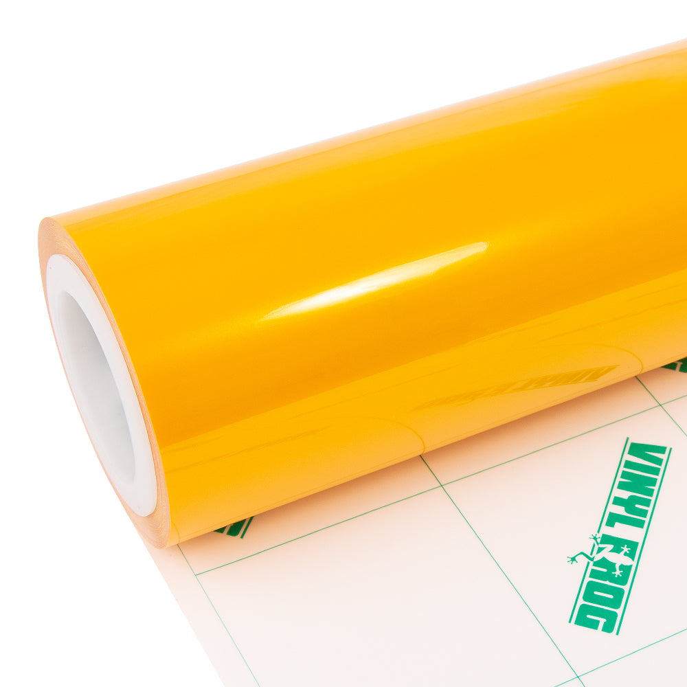 Glänzende Metallische Goldenes Gelb Auto-Folie