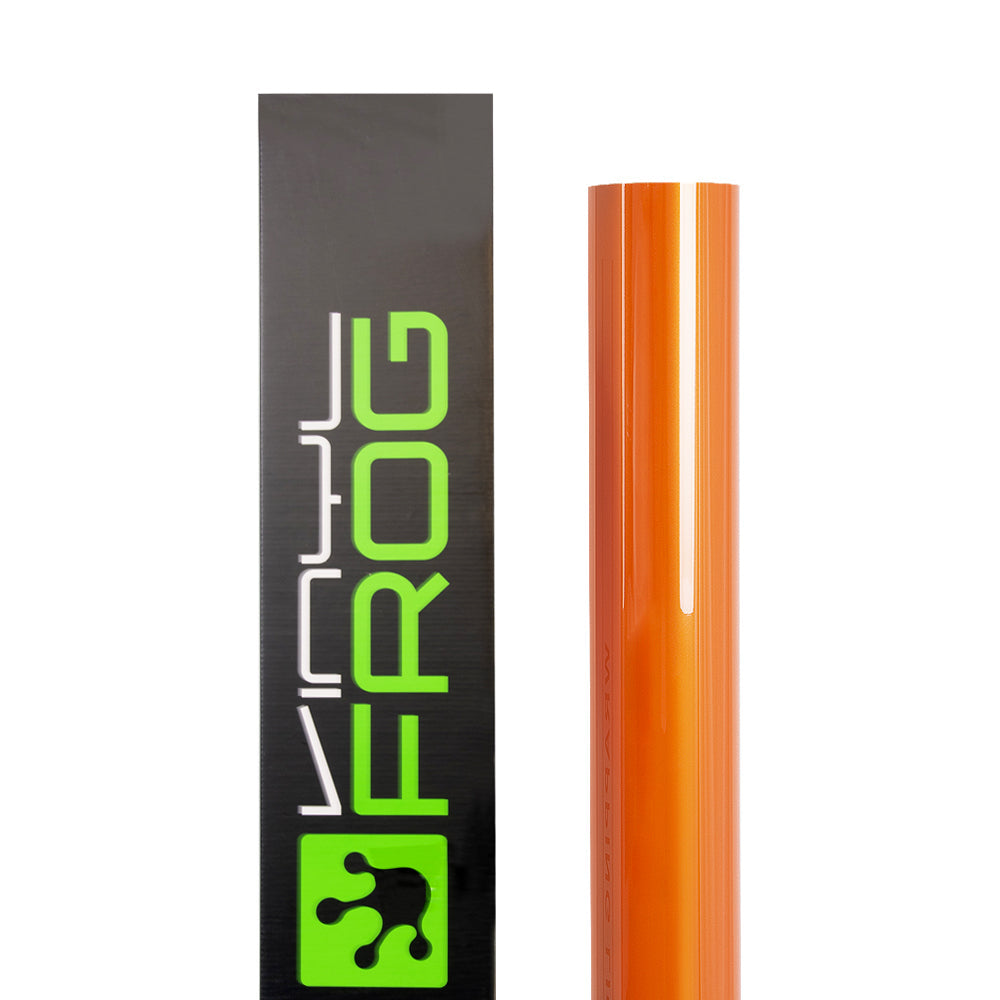 Candy-Metallic Neon-Orangefarbene Vinylfolie